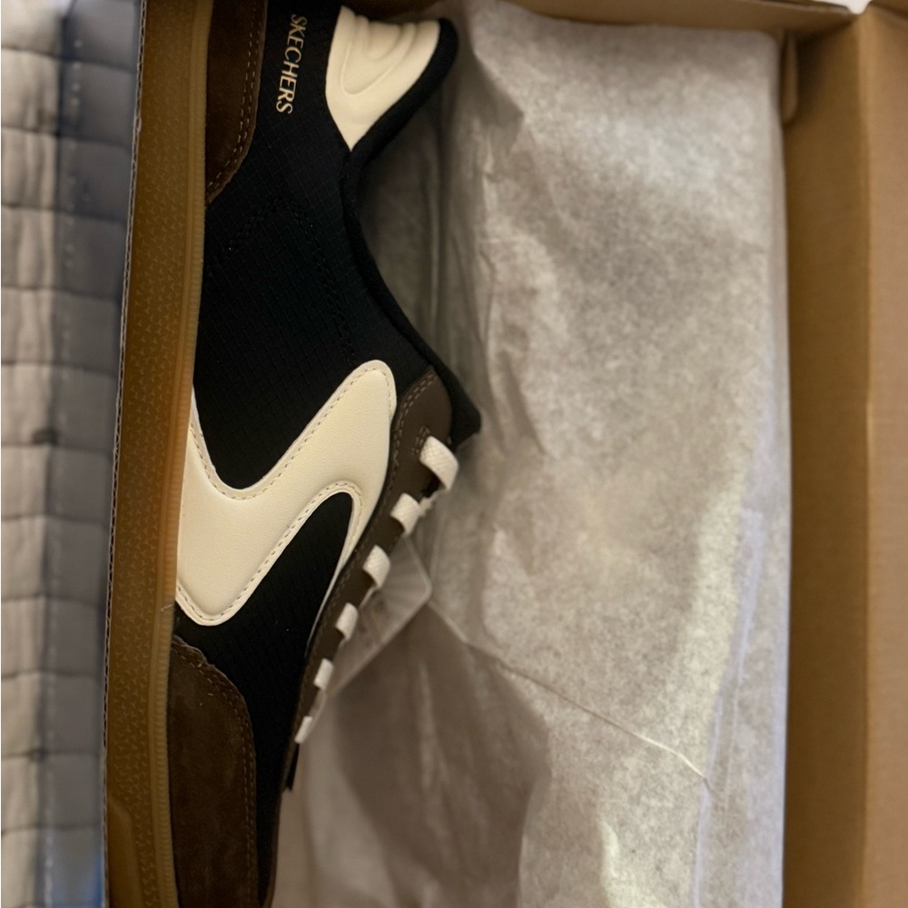Skechers Black and Brown Court Classics - Picture 3 of 4